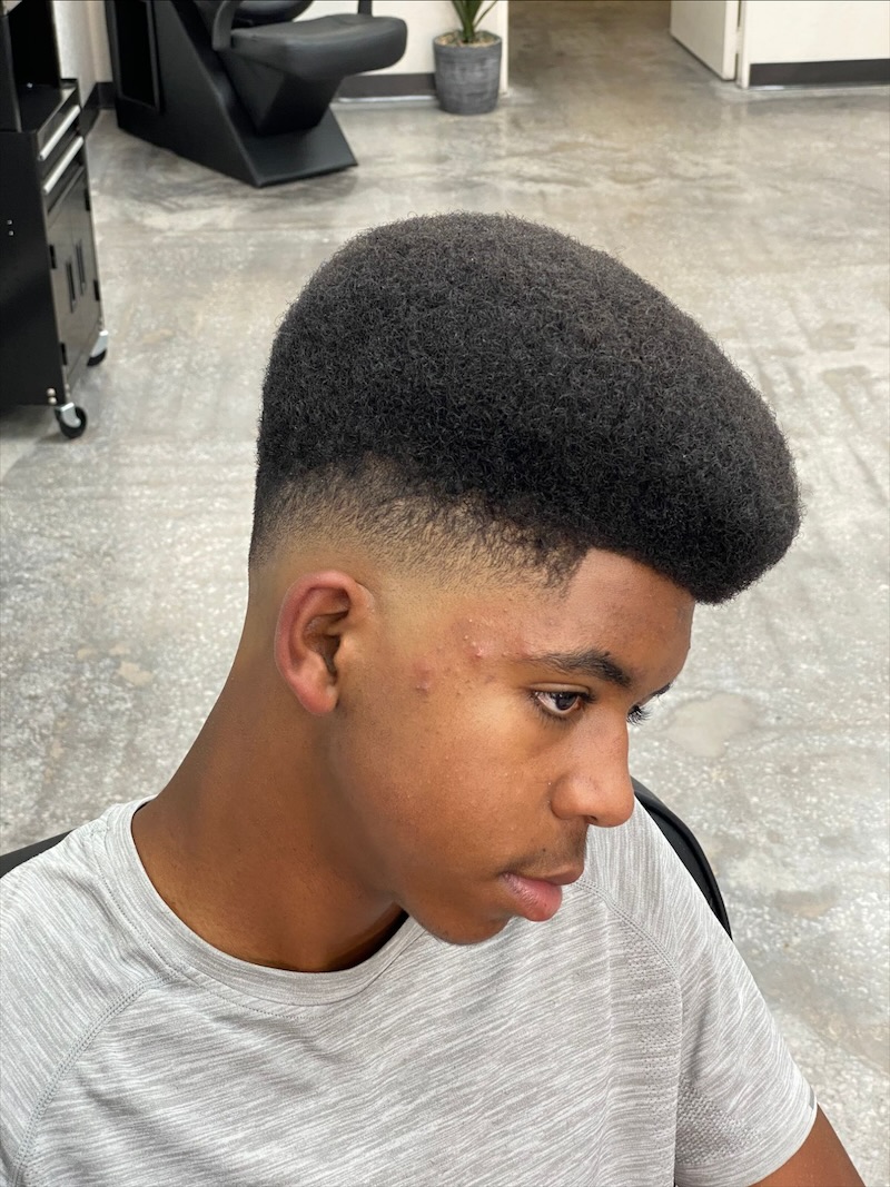 High top fade
